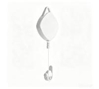 for vr Cable Management System Retractable Ceiling Pulley Silent(White (1 pc))