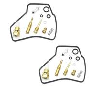 For VTR250 1999-2007 VTR 250 Carburetor Repair Kit Carb Parts Chamber Gasket Float Valve Needle Seat Spring O-ring 2 Sets