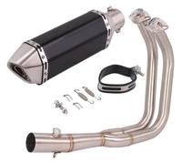 For Vul&can S650 650s VN650 EN650 Motorcycle Exhaust Muffler Escape Front Pipe Slip-On Full Systems Exhaust Modified Motorcycle Muffler Exhaust Pipe(1)