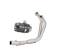 For Vulcan S 650 650S EN650 VN650 Motorcycle Full System 51MM Slip-on Exhaust Pipe Front Pipes Motorcycle Muffler Exhaust(B)