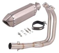 For Vulcan S650 650s VN650 EN650 Motorcycle Exhaust Muffler Escape Front Pipe Slip-On Full Systems Exhaust Modified Motorcycle Muffler Exhaust Pipe(9)
