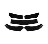 For VW 5PCS Adjustable ABS Front Universal Bumper Separator Body Kit Duck Lip Splitter Diffuser Front Bumper Lip Spoiler