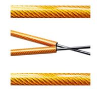 For VW Amarok 2010-2020 Rear Tailgate Shock Assist Slow Down Gas Struts Easy Up Lift Support Damper Rod Arms Tailgate Lift Support(Orange carbon fiber)
