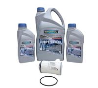 FOR VW AUDI OEM DSG 6 SPEED 02E DQ250 AUTOMATIC TRANSMISSION GEARBOX FILTER DCT OIL 6 LITRES TRANSMISSION SERVICE KIT