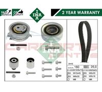 FOR VW AUDI SKODA SEAT 1.6 2.0 TDI TIMING CAM BELT TENSIONER KIT INA GERMANY