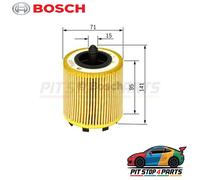 For VW Bora Oil Filter Bosch 1457429192 Filter Insert High Performance 1998-2000