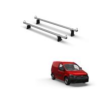 For VW Caddy 2010-2020 Roof Rack 2x Bars With Tie Points