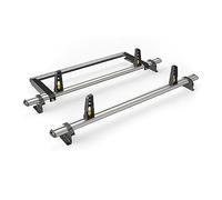 For VW Caddy 2020+ Roof Rack 2x Roof Bars + Roller UltiBar+ | Only fits Maxi Wheelbase with Barn Doors models, Van Guard, Heavy Duty Aluminium Roof Bars with ladder roller