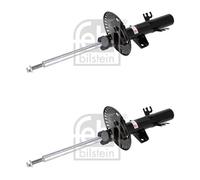 FOR VW CARAVELLE MK5 2.5D 2004-2009 FRONT SHOCK ABSORBERS PAIR FEBI