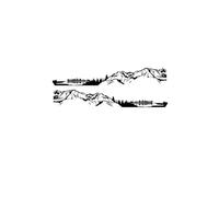 For VW Caravelle Multivan California Transporter T3 T4 T5 T6 ，Car Stickers Accessories Camper Van Mountain Vinyl Decal