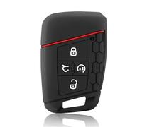 For VW CC For Magotan For Variant B8 For Lavida For Bora Silicone 5 Buttons Car Key Case Cover Holder Keychain Accessories