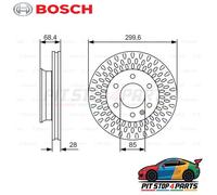 Bosch BP2019 - Brake Pads Car Front Axle - Bosch Quality - Reduced Noise and Dust - ECE-R90 Certified - Copper-Free - 1 Set of 4 pads