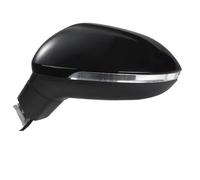 For VW For Arteon 2019 2020 2021 2022 2023 2024 2025 Car Outside Rearview Door Mirror Assemblys 8/10/15/17pins(BLACK 8Pin Left 19-20)