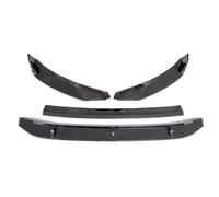 For Vw For ARTEON CC 2019 2020 Front Bumper Spoiler Protector Plate Lip Body Kit Carbon Surface Decorative Strip Chin Shovel(Gloss Black)