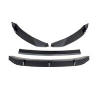 For Vw For ARTEON CC 2019 2020 Front Bumper Spoiler Protector Plate Lip Body Kit Carbon Surface Decorative Strip Chin Shovel POMPOMPUR(Matte Black)