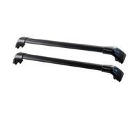 For VW For Atlas 2018-2024 Roof Rail Rack Lockable Cargo Bars 2PCS Cross Bar Ajustable(Black)