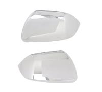 for VW for Atlas for Teramont 2017-2023 Car Sticker Rearview Side Mirror Cover Wing Cap Exterior Door Rear View Case Trim Door Wing Mirror Cover(Silver)