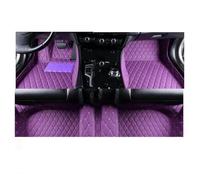 For VW For Atlas For Teramont For CA1 2017-2022 Anti-fouling Interior Parts Floor Rug Leather Mat Car Accessor Foot Pad Protector Carpet(Purple)
