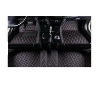 For VW For Atlas For Teramont For CA1 2017-2022 Anti-fouling Interior Parts Floor Rug Leather Mat Car Accessor Foot Pad Protector Carpet(Black red)