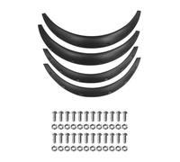 For VW For B&eetle 2000-2019 4.5" Car Wheel Arch Fender Flares Mudguard Mud Splash Guard Eyebrow Extra Wide Protector Car Wheel Arch Guard