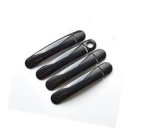 , for VW, for Bora, A4 MK4 1999~2006 Chrome Carbon Fiber Car Door Handle Covers Car Door Handle Cover(Black Model 2)(Black Model 1)