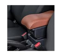 For VW For Bora For Golf 4 Car Armrest Box Interior Parts Center Storage Box With USB Accessories RESPUNEKBAH(B6 brown 3USB)