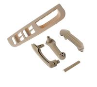 for VW for Bora for Golf for MK4 for Jetta 1999-2004 1J0867171A 1J4867179A 1J0867172A 1J4867180A Inside Door Handle Armrest Inner Handle Decorative Frame(Beige 1Set)