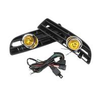 For VW For Bora For Jetta MK4 1998 1999 2000 2001 2002 2003 2004 Yellow Light Front Fog Lights Assembly Fog Lamp Grille With Switch Harness Bumper Fog Light