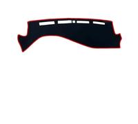 For VW For Caddy 5 Life Cargo 2021-2025 Car Dash Board Sunshade Anto-UV Carpet Dashboard Cover Protective Pad Dash Cover Dashboard(LHD Red Edge)