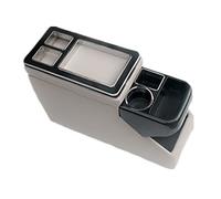 For VW For Caravelle/For Multivan T5 T6 2000-2019 1x Basic Center Console Armrest Box Storage Box Cup Holder(Beige)