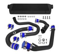 For VW For G&olf For GTI For MK4 1.8L Turbocharged 1998-2005 Bolt On Front Mount Intercooler Pipe Kit Aluminum Air Intakes Air Box Intake Hose(Blue)