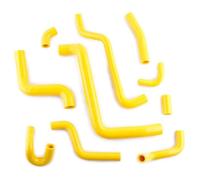 for VW for G&olf for J&etta MK3 1.9 for TDI for AFN 110PS 1996 1997 Silicone Radiator Coolant Hose Kit Auto Performance Pipes Air Box Intake Hose(Yellow)