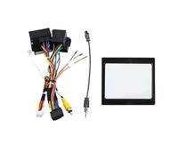 For VW For Golf 3 1992-1993 9 Inch Car Radio Fascia Stereo Panel Dashboard Frame Harness Panel Kit Radio Fascia Frame(Canbus)