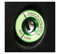 For VW For Golf 4 5 6 7 For Jetta For MK6 MK5 For Polo Luminous Ignition Key Ring Switch Sticker Car Interior Trim Mouldings Car Panel Cover Trim(Green)
