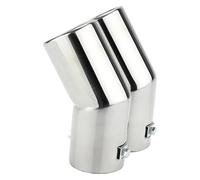 For VW For Golf 4 For Bora For Jetta 1998-2004 Car Exhaust Tail Pipe Dual Pipes Stainless Steel Tailpipes Muffler Tips Tailpipe Exhaust Tail Pipe