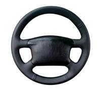 For VW For Golf 4 For MK4 1998 1999 2000-2004 For Passat For B5 1996-2005 Non-Slip Artificial Leather Braid Car Steering Wheel Cover Car Accessories Wheel Cover Protector(Yellow Thread)