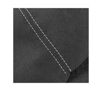 For VW For Golf 4 IV MK4 1998 1999 2000 2001 2002 2003 2004 2005 Only 3 Doors Car Door Armrest Panel Suede Leather Cover BLNETU(Black-white line,Front 2pcs)