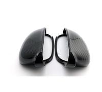 for VW, for Golf, 5/6 Plus M Variant GTI MK5, for EOS, for Jetta, for Sharan, for Skoda, for Superb B5 Rear-View Carbon Fiber Pattern Black Mirror Cover Cap Wing Mirror Cover Cap(Carbon p