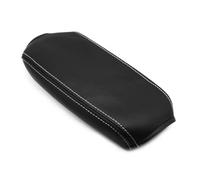 For VW For Golf 5 MK5 2005 2006 2007 2008 2009 2010 Car Center Control Armrest Box Skin Cover Trim MTVTFECEWG(Black-white line)