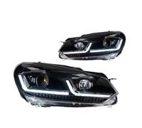 For VW For Golf 6 2009-2012 Car Head Lamp LED Headlights Car Headlight | Upgrade 7.5 Design DRL Signal Lamp Auto Accessories Head Lamp(Silver LED,For LHD)