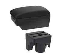 For VW For Golf 6 For Golf 5 Mk6 MK5 For Jetta 5 For Sagitar 2007-2012 Car Armrest Box Retrofit Interior DYDGUTUFB(A2 Black line 7USB)