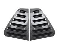 For VW For Golf 6 MK6 2008-2012 Car Rear Window Louvers Shutter Cover Side Vent Blinds Trim Stickers Car Rear Spoilers(Carbon Look)