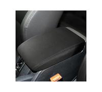 For VW for Golf 6 MK6 2010 09-12 Car Armrest Box Center Console Lid Armrest Cover Interior Accessories Leather Cover(Black)