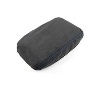 For VW For Golf 6 MK6 2010-2013 Soft Suede Leather With Elastic Band Interior Center Control Armrest Box Cover Trim Armrest(Blue line)