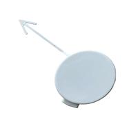 For VW For Golf 6 Mk6 VI 2009 2010 2011 2012 5K0807241 Front Bumper Tow Hook Eye Cover Cap Trim(Polar White)