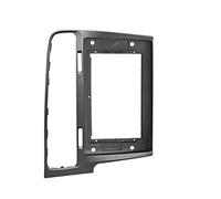 For VW For Golf 7 2013 2014 2015 2016 2017 Car Radio Frame Stereo Install Dash Panel Fascia Bezel Faceplate Car Radio Frame(Silver,9 inch)