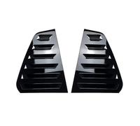 For VW For Golf 7 .5 MK7 2014-2020 Rear Triangle Window Louver Side Shutter Blind Shades Cover Trim Sticker Vent 2pcs Rear Roof Lip Splitter(Gloss black)