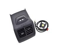 For VW For Golf 7 7.5 For MK7 For GTI 2014-2020 5GG 864 298 B Dashboard Air Conditioning Vent Rear Armrest Air Outlet Vent Frame USB Gear Shift Panel Trim(Black Vent with USB)