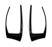 For VW For Golf 7 7.5 MK7 MK7.5 GTI R GTD R400 2012-2020 Rear Spoiler Brake Trim Pair Rear Bumper Splitter Canard WEFOLCC(Down For Golf 7 MK7)