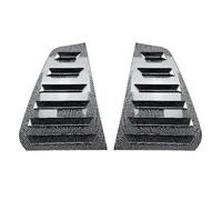 For VW For Golf 7 For Golf 7.5 MK7 MK7.5 2014-2020 Rear Front Triangle Window Louver Side Shutter Blind Shades Cover Car Rear Spoilers(Rear Carbon)